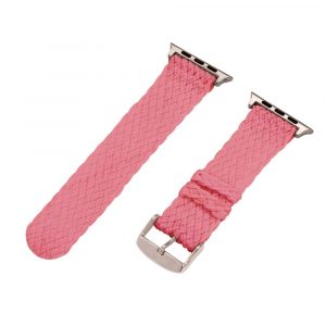Pink 2-Piece Double Perlon Watch Bands for Apple Watch<sup>®</sup>