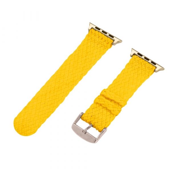Yellow 2-Piece Double Perlon Watch Bands for Apple Watch<sup>®</sup>