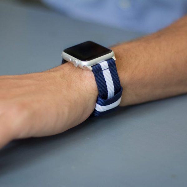 Navy & White RAF Ballistic Watch Bands for Apple Watch<sup>®</sup> - Image 2