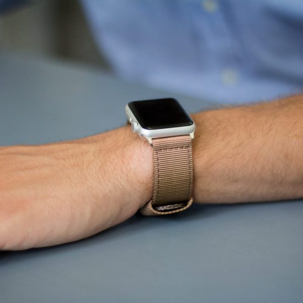 Tan RAF Ballistic Watch Bands for Apple Watch<sup>®</sup> - Image 2