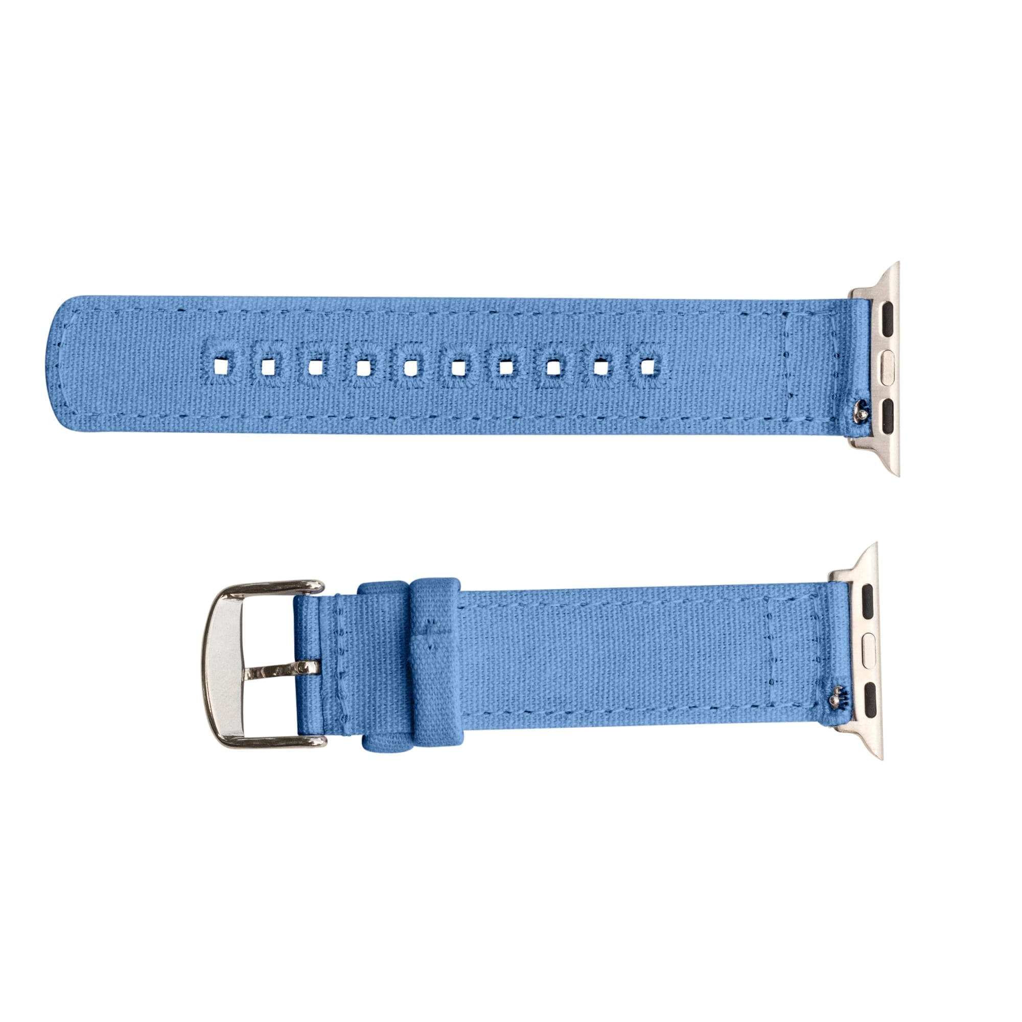 Steel Blue Canvas Watch Bands for Apple Watch<sup>®</sup> - Image 2