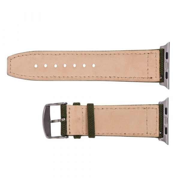 Army Green Cordura<sup>®</sup>(S/M) Watch Bands for Apple Watch<sup>®</sup> - Image 3