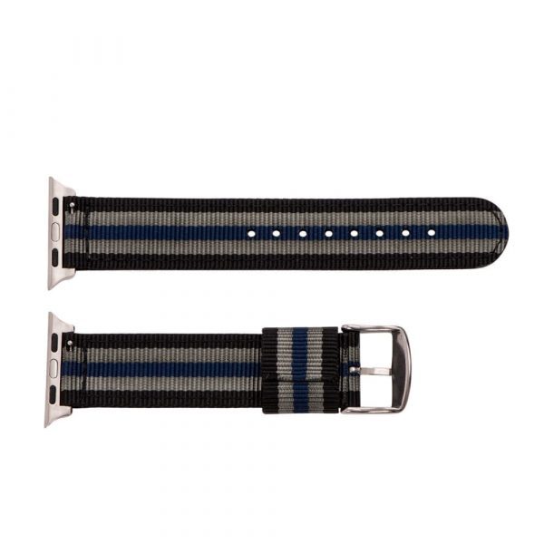 Black/Grey/Navy RAF Ballistic Watch Bands for Apple Watch<sup>®</sup> - Image 3