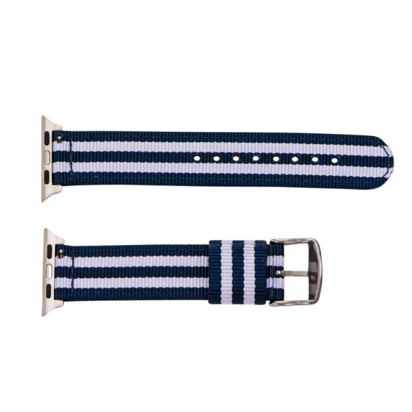 Navy/White/Navy RAF NATO Watch Bands for Apple Watch