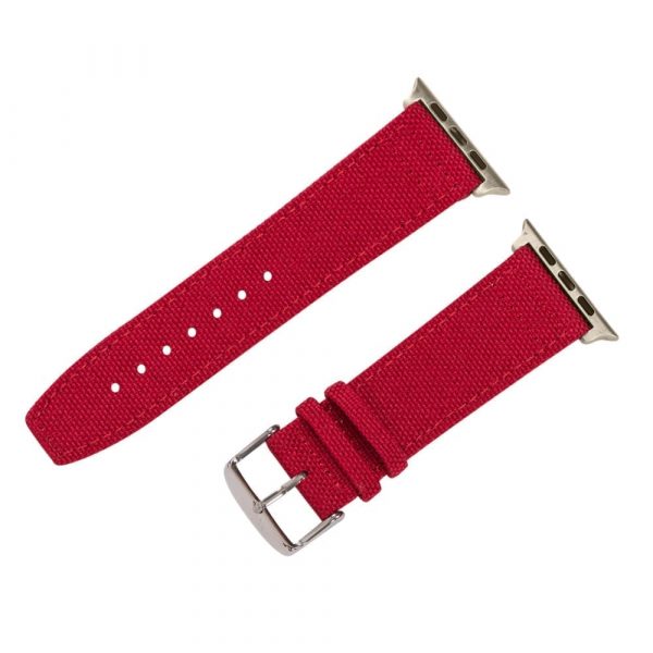 Barn Red Cordura<sup>®</sup>(S/M) Watch Bands for Apple Watch<sup>®</sup>