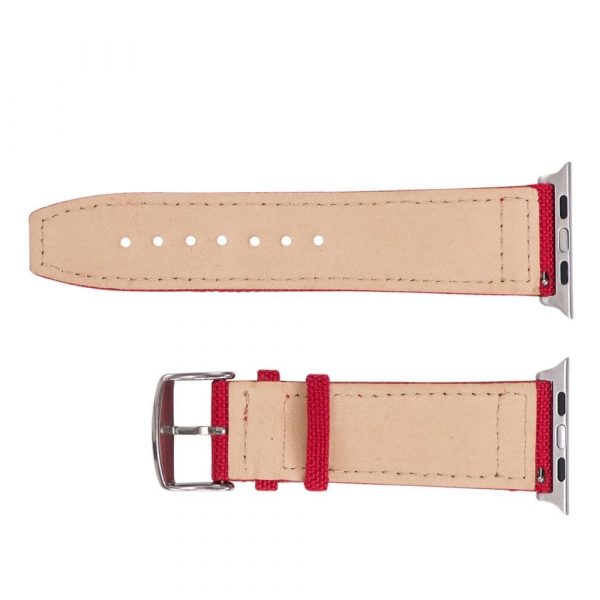 Barn Red Cordura<sup>®</sup>(S/M) Watch Bands for Apple Watch<sup>®</sup> - Image 3