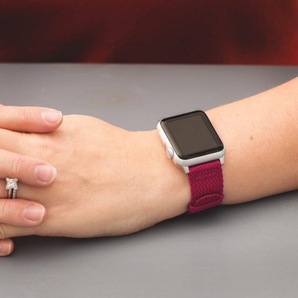 Berry 2-Piece Perlon Watch Bands for Apple Watch<sup>®</sup> - Image 2