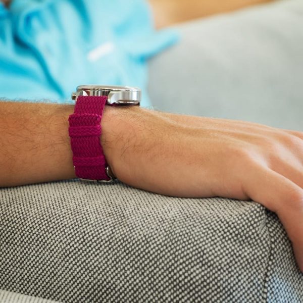 Berry Perlon Watch Strap - Image 2