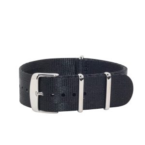 Black Seat Belt Ballistic Watch Strap