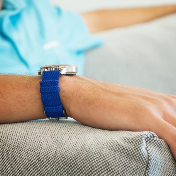 Blue Perlon Watch Strap - Image 2