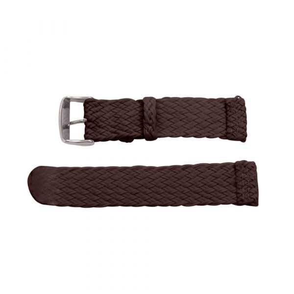 Brown 2-Piece Double Perlon Watch Bands