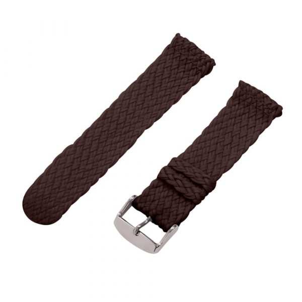 Brown 2-Piece Double Perlon Watch Bands
