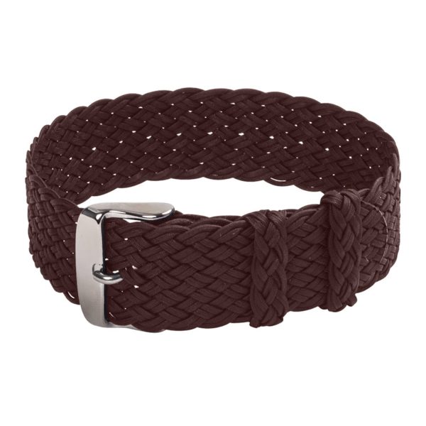 Brown Double Braided Perlon Strap