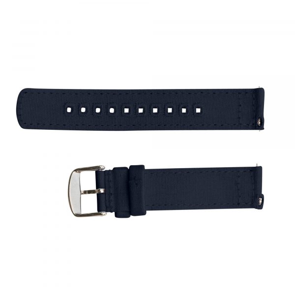 Black 2-Piece Canvas Watch Bands - Image 2