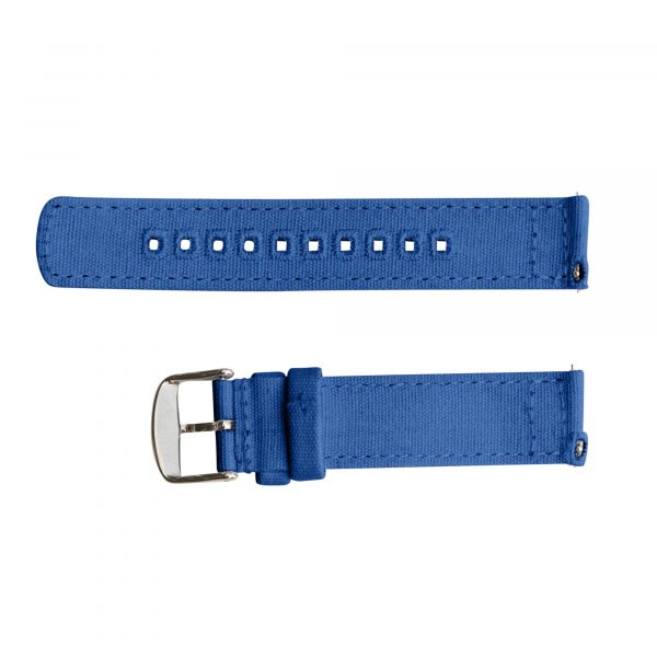 Royal Blue 2-Piece Canvas Watch Bands