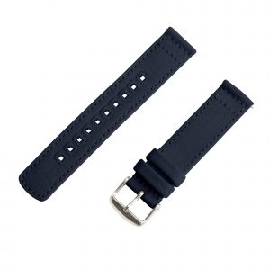 Black 2-Piece Canvas Watch Bands