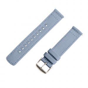 Light Grey 2-Piece Canvas Watch Bands