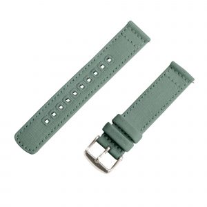Olive Green 2-Piece Canvas Watch Bands