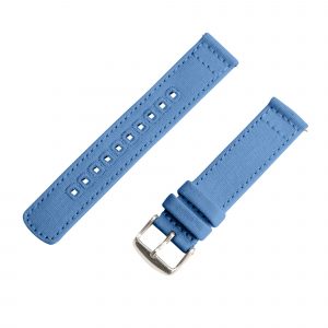 Steel Blue 2-Piece Canvas Watch Bands