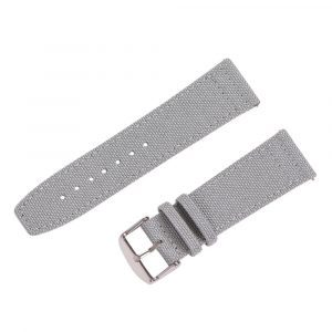 Coal Grey Cordura® Leather Watch Bands