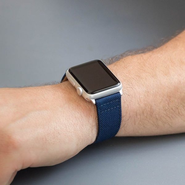 Navy Blue Cordura<sup>®</sup> (M/L) Watch Bands for Apple Watch<sup>®</sup> - Image 2
