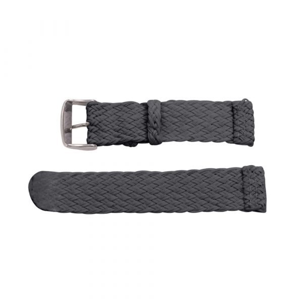 Dark Grey 2-Piece Double Perlon Watch Bands - Image 3