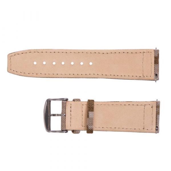 Desert Camo Cordura® Leather Watch Bands - Image 3