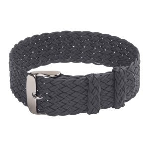 Dark Grey Double Braided Perlon Strap