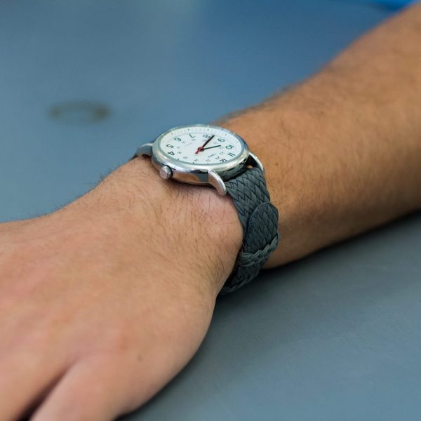 Dark Grey Double Braided Perlon Strap - Image 2