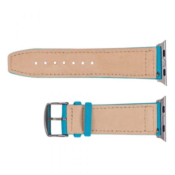 Electric Blue Cordura<sup>®</sup>(M/L) Watch Bands for Apple Watch<sup>®</sup> - Image 3