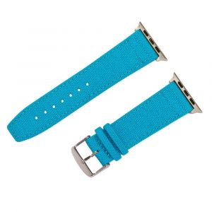 Electric Blue Cordura<sup>®</sup>(M/L) Watch Bands for Apple Watch<sup>®</sup>