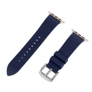 Navy FKM Smooth Diver Rubber Apple Watch®