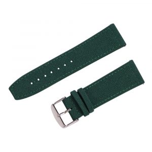Forest Green Cordura® Leather Watch Bands