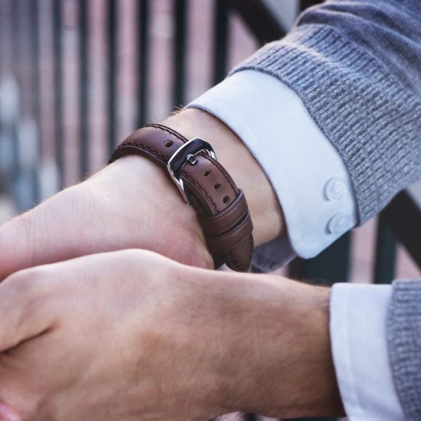 Brown Aged Leather Bands (Gentlemen's) - Image 2