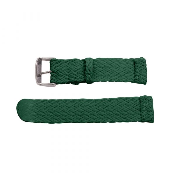 Green 2-Piece Double Perlon Watch Bands