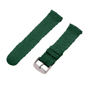 Green 2-Piece Double Perlon Watch Bands
