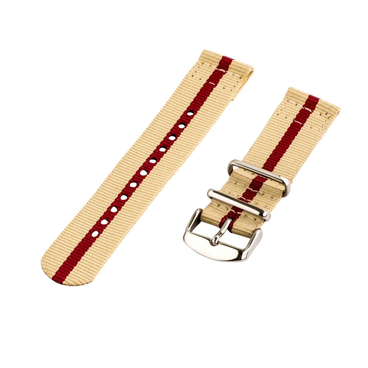 Khaki & Red 2-piece Classic Ballistic Bands