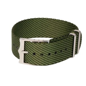 Army Green Single Pass Ballistic adjustable Watch Strap