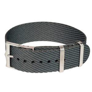 Grey Single Pass NATO adjustable Watch Strap