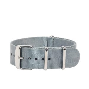 Light Grey Seat Belt Ballistic Watch Strap