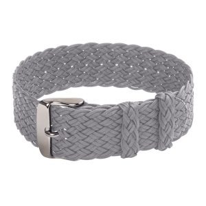 Light Grey Double Braided Perlon Strap