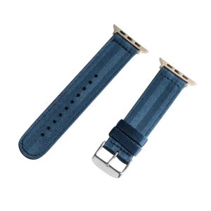 Ocean Blue 2 Piece Seat Belt Ballistic Watch Bands for Apple Watch<sup>®</sup>