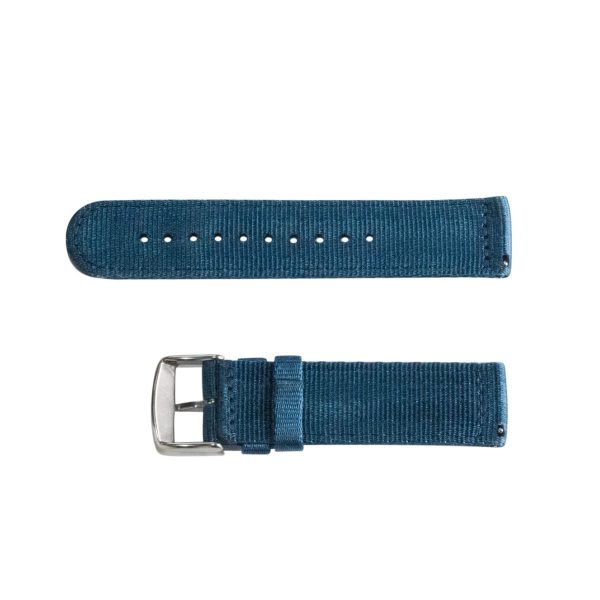 Ocean Blue 2-Piece Seat Belt Ballistic Watch Bands - Image 3