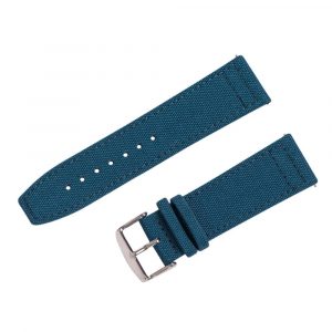 Ocean Blue Cordura® Leather Watch Bands