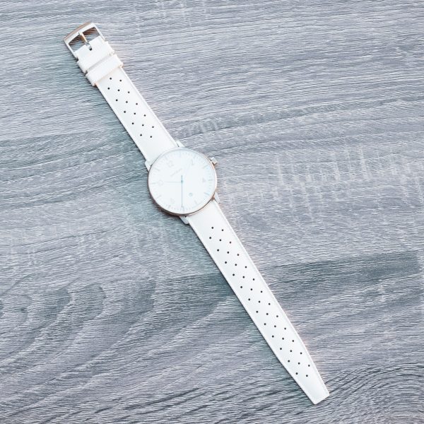 White Tropical Rally Rubber Watch Bands