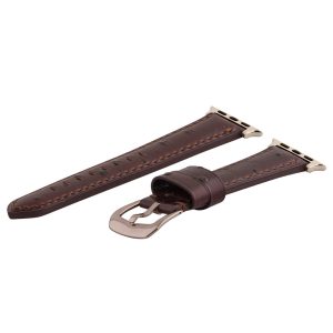 Brown Ostrich Leather Bands for Apple Watch<sup>®</sup> (Gentlemen's)