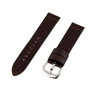 Brown Ostrich Leather Bands (Dapper)