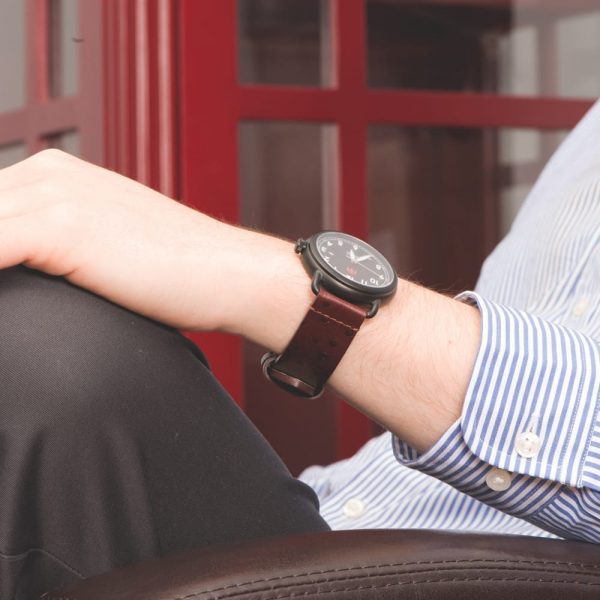 Brown Ostrich Leather Bands (Dapper) - Image 2