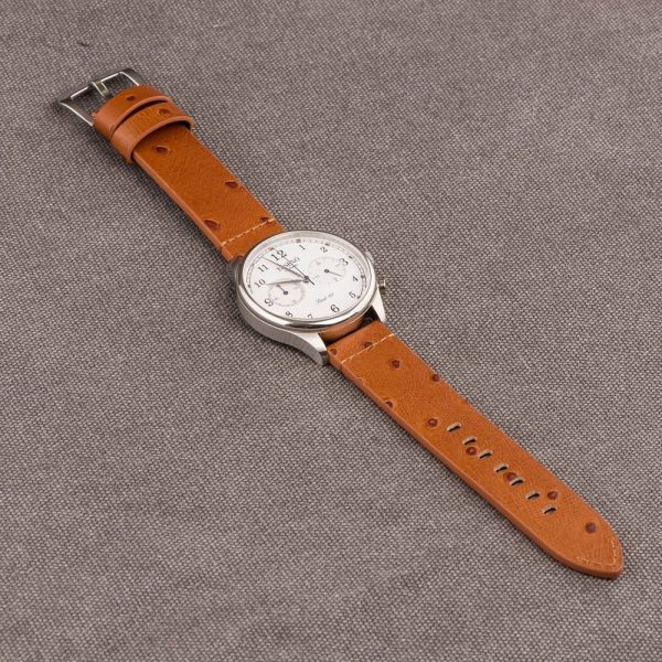 Saddle Ostrich Leather Bands (Dapper) - Image 3
