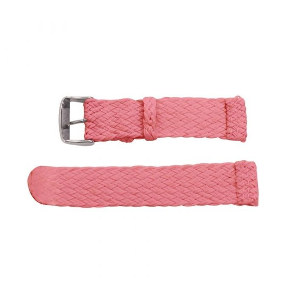 Pink 2-Piece Double Perlon Watch Bands - Image 3